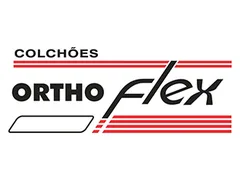 Logo Ortho Flex – marca vendida na TOP Colchões